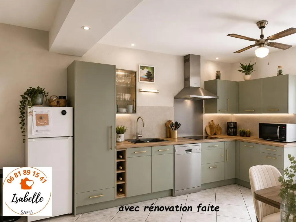 Cucina - 5-Piece Apartment with Balcony in Barran