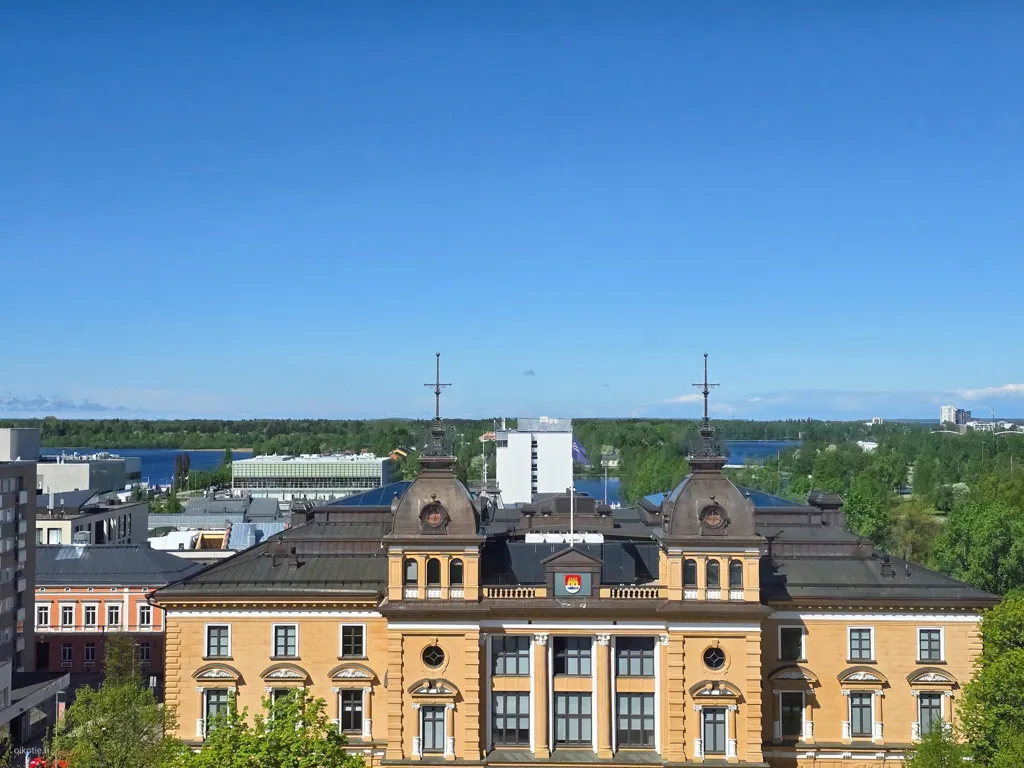 Vista aerea - Penthouse with City Views in Oulu Centre