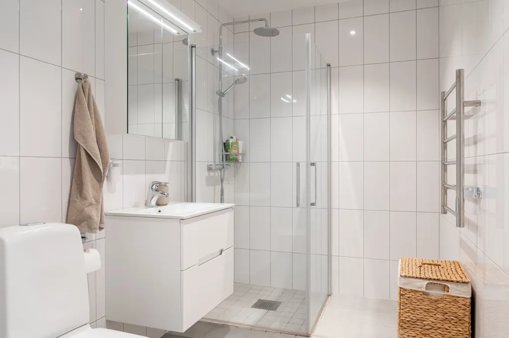 Salles de bain - Modern Flat with South Terrace in Allarps Terrasser