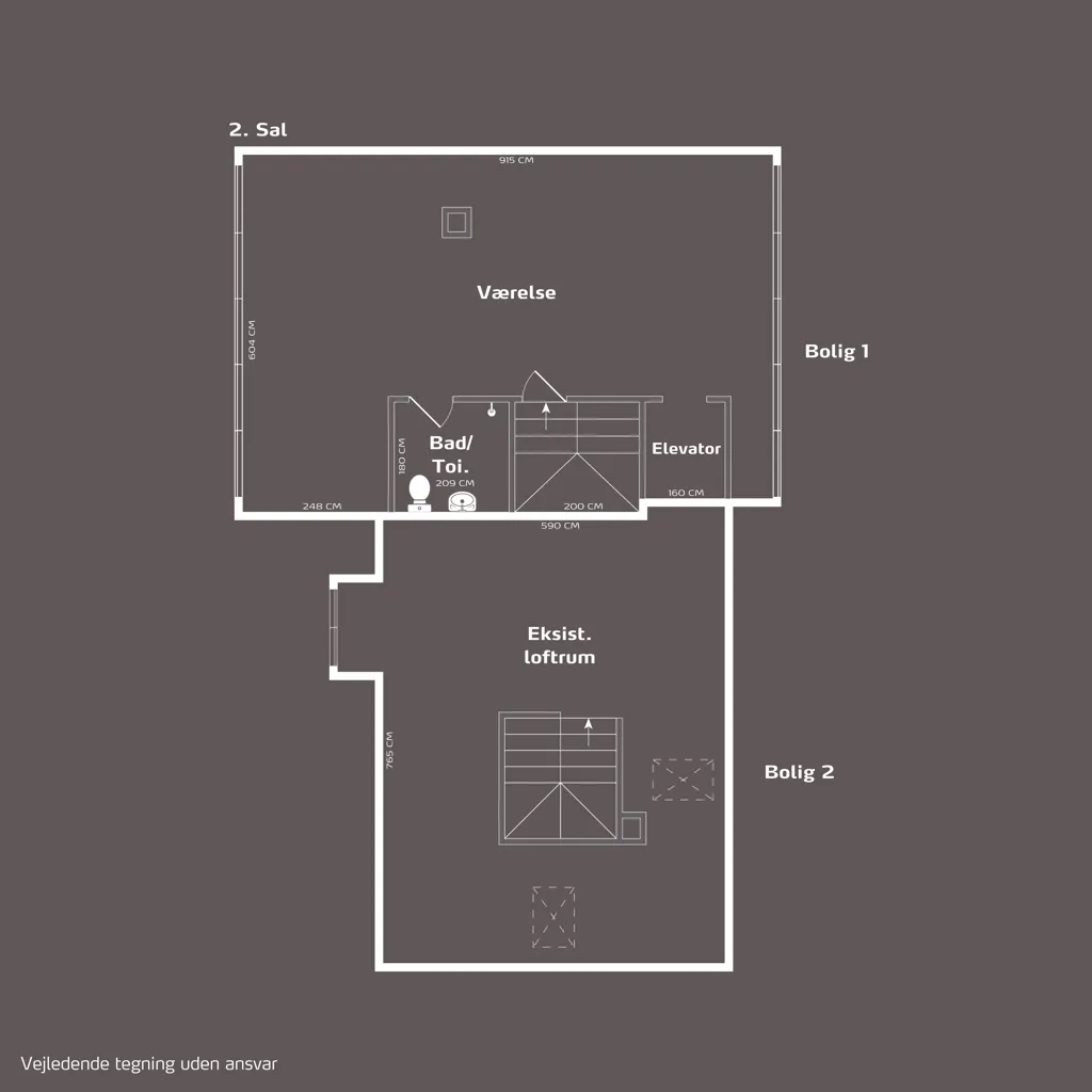Plan - Doubled-up Villa with Waterfront in Helsingør