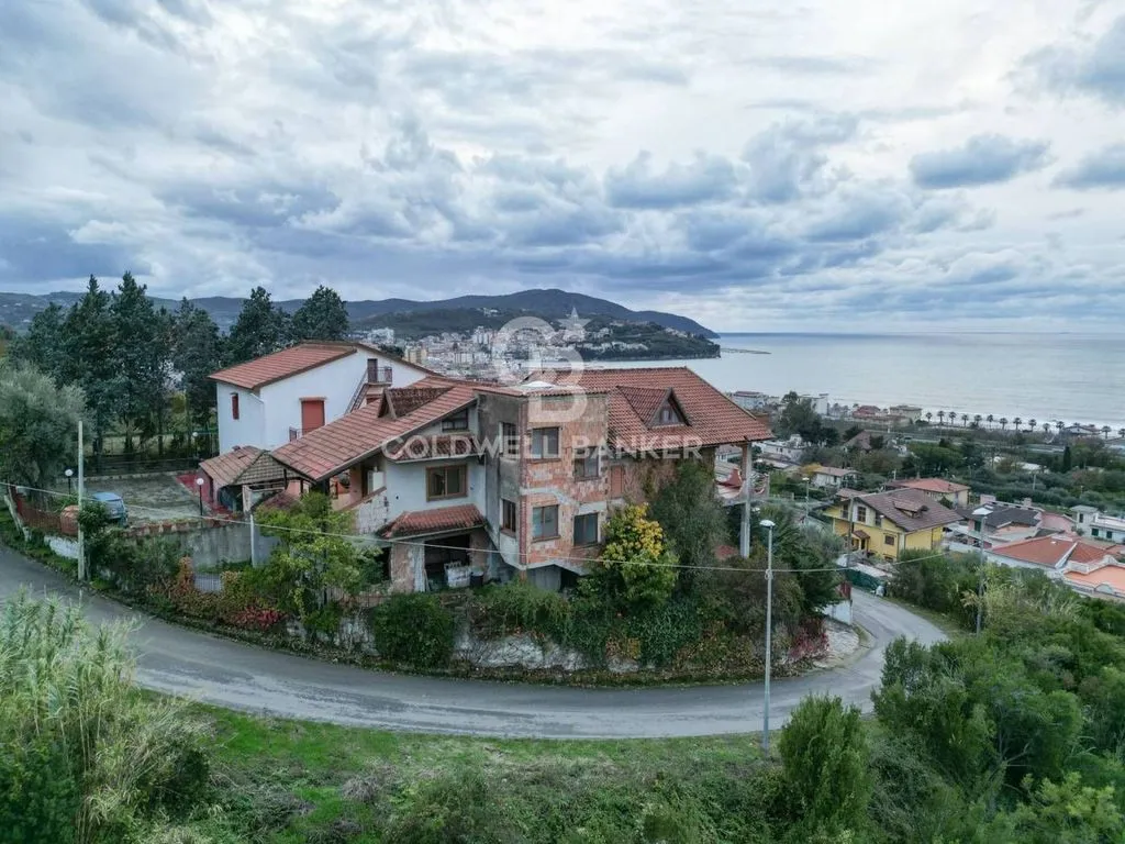 Vue aérienne - Panoramic Villa with Sea View in Agropoli