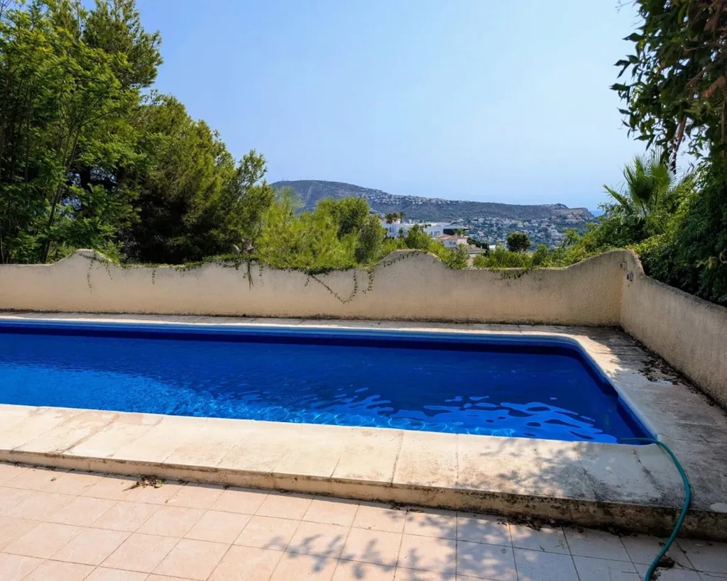 Pool - Traditional Villa with Sea View in Benimeit, Moraira