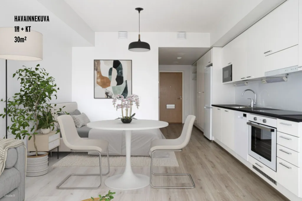 Söögituba - Modern Flat with Glazed Balcony in Finnoo