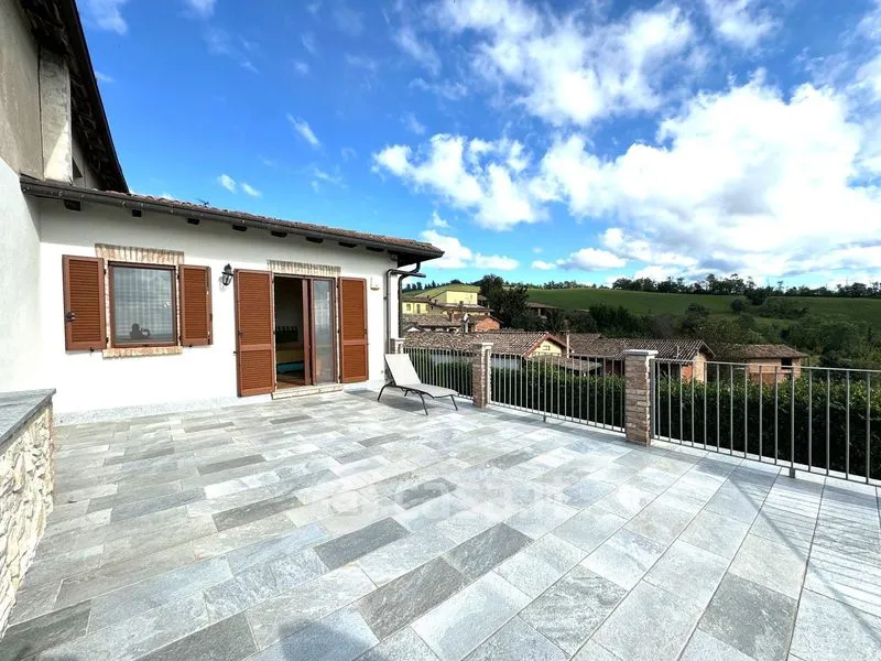 Terrasse - Casale with Pool in Godiasco Salice Terme