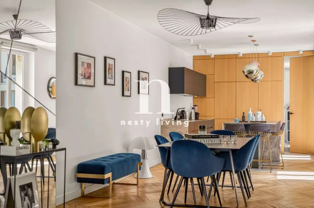 Söögituba - Architect-Refurbished Flat near Auteuil, Paris 16
