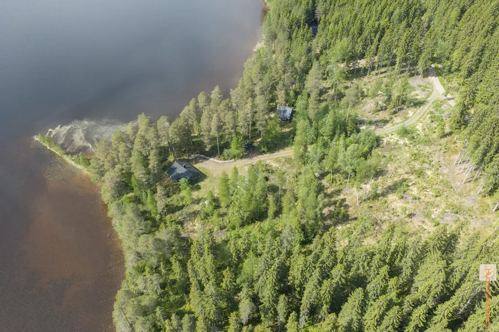 Vista aerea - Cottage with Private Lakefront in Pihtipudas