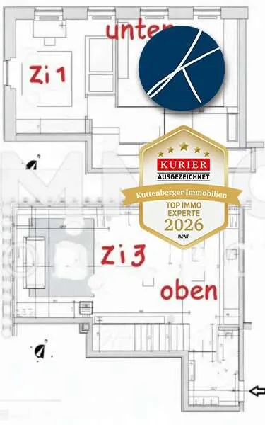 Plan - Penthouse with New-York-Style in Vienna