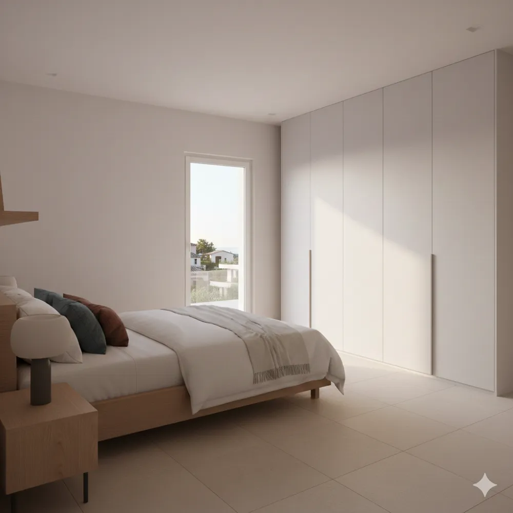 Bedrooms - Duplex Apartment with Cathedral Living in Cogolin