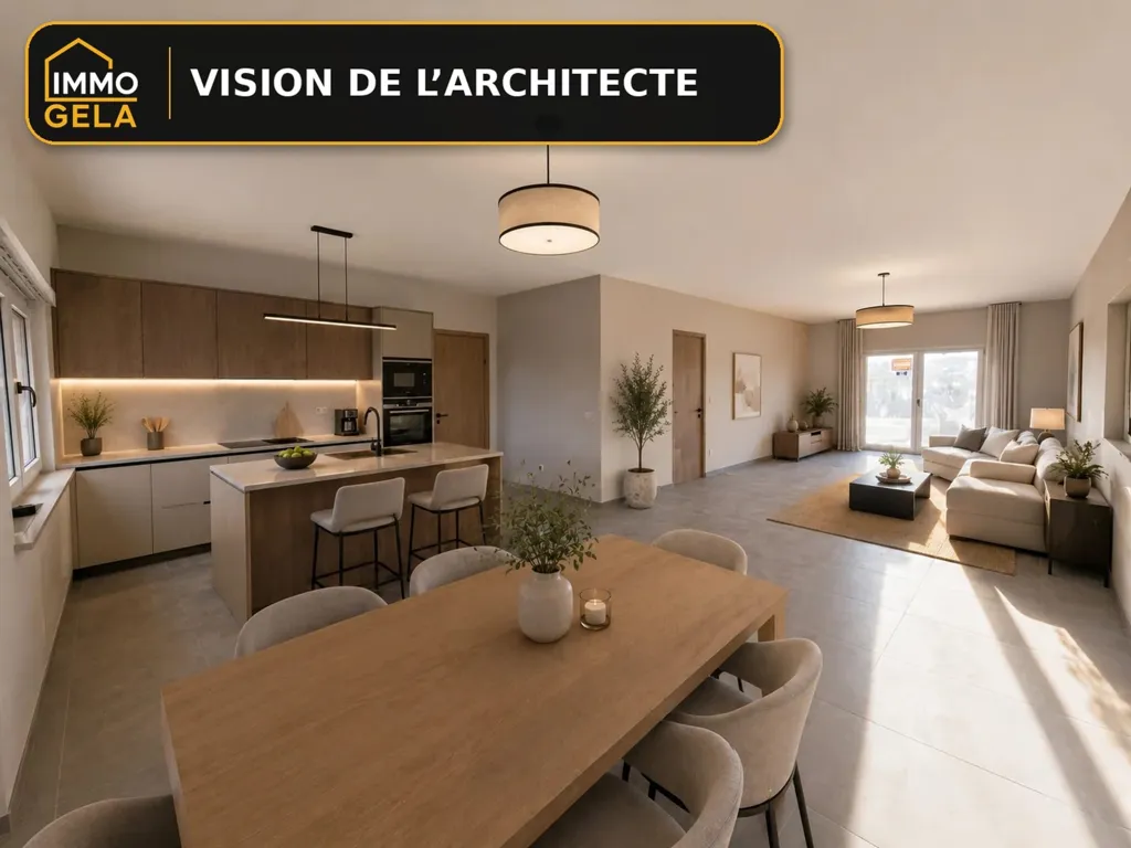 Salle à manger - Maison neuve avec cinq chambres à Bertogne