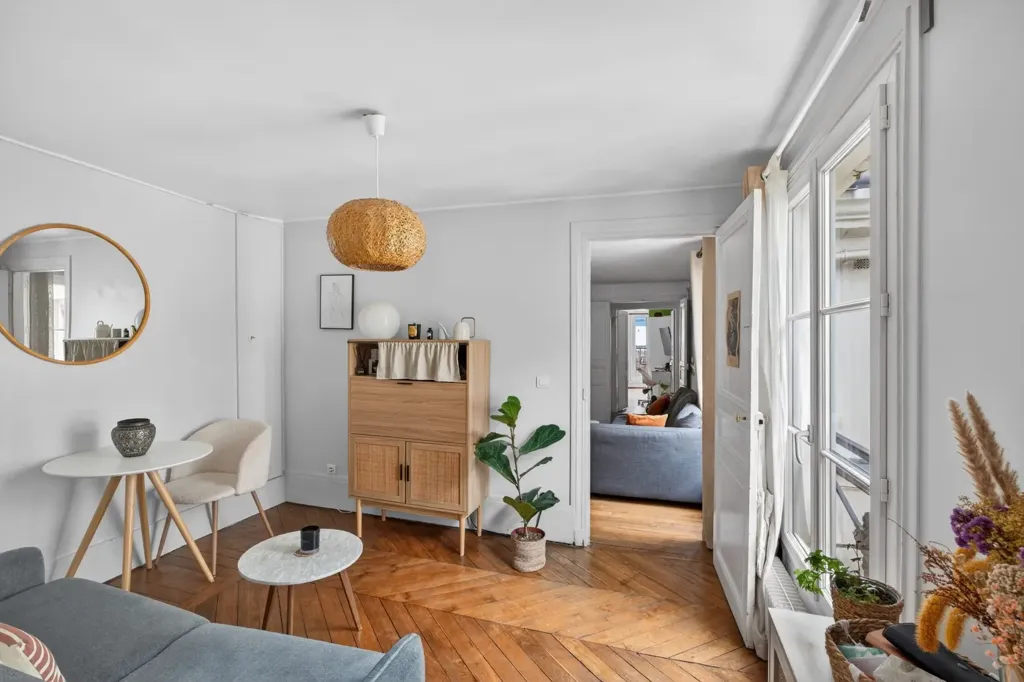 Séjour - Appartement 5 pièces à Paris 9ème