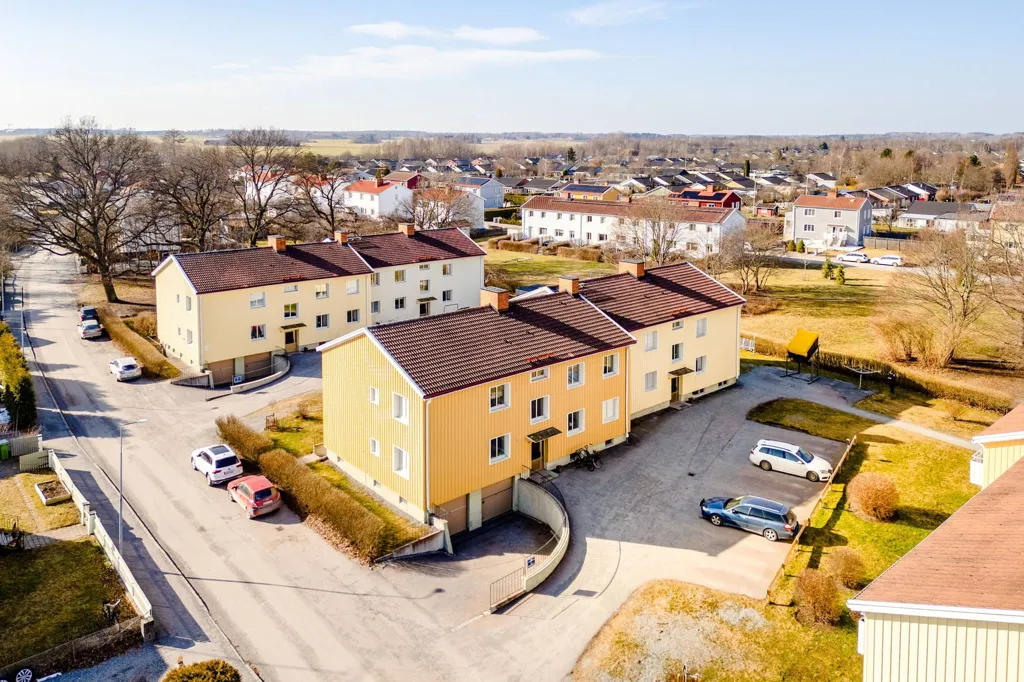 Vue aérienne - Apartment with Balcony in Enköping
