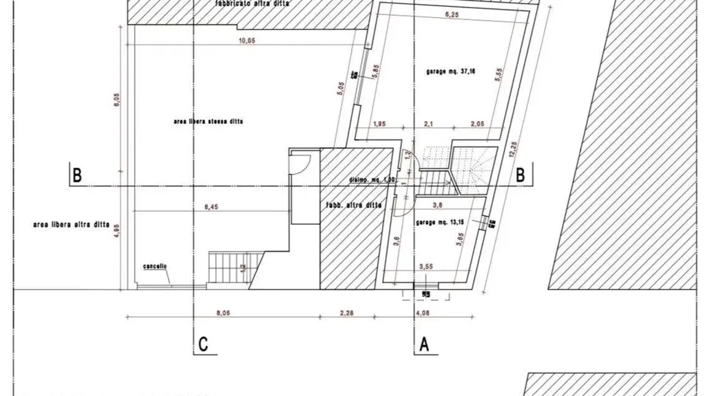 Plan - Independent House with Terrace in Marsala