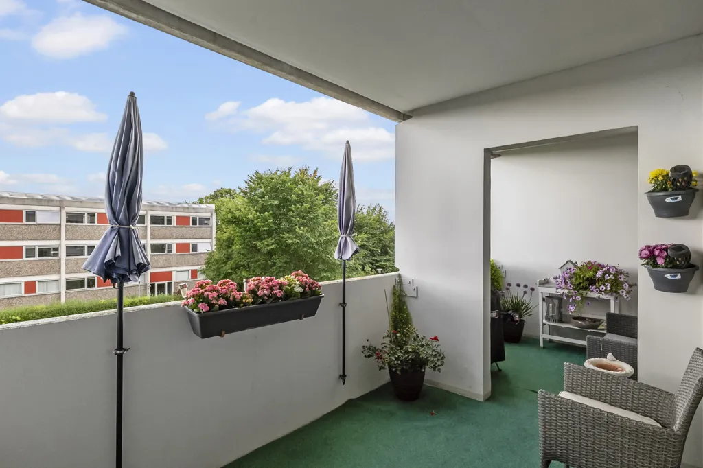 Balcon - Apartment with Terrace in Randers SV