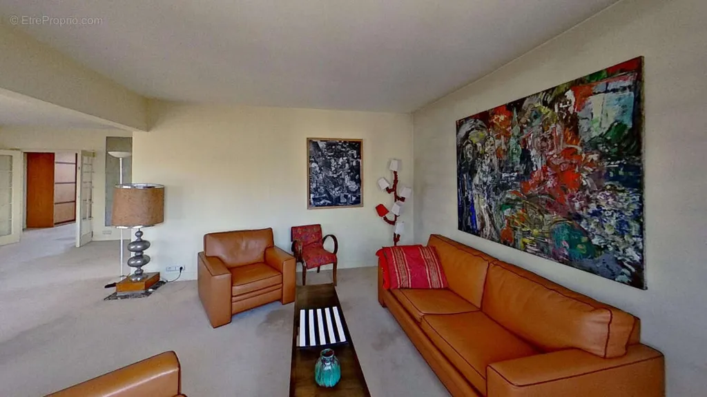 Séjour - Appartement avec Terrasse Panoramique à Paris-13e