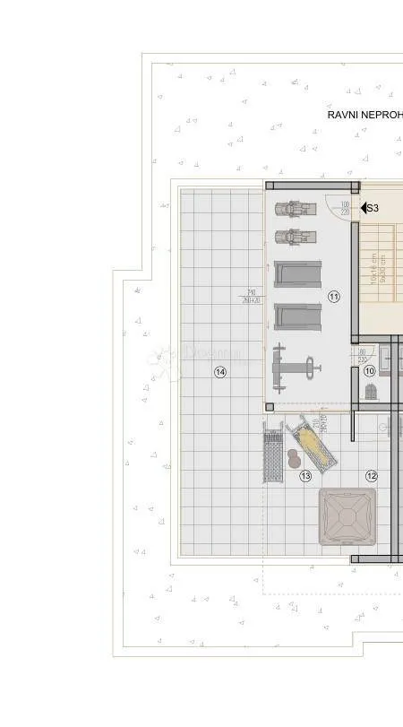 Planimetria - Apartment with Rooftop Terrace in Rovinj