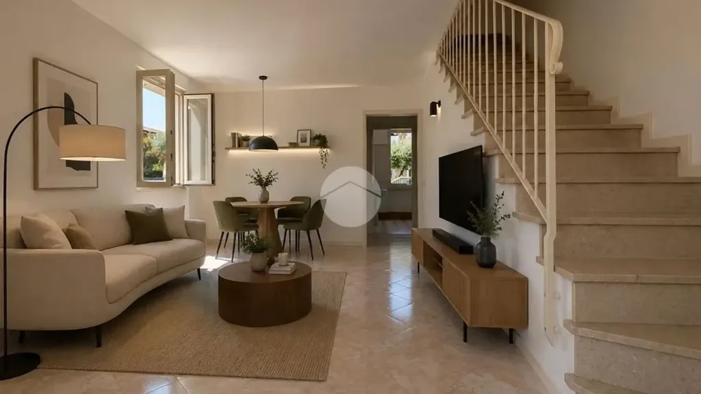 Living Room - Semi-Detached Villa with Garden in Rovato