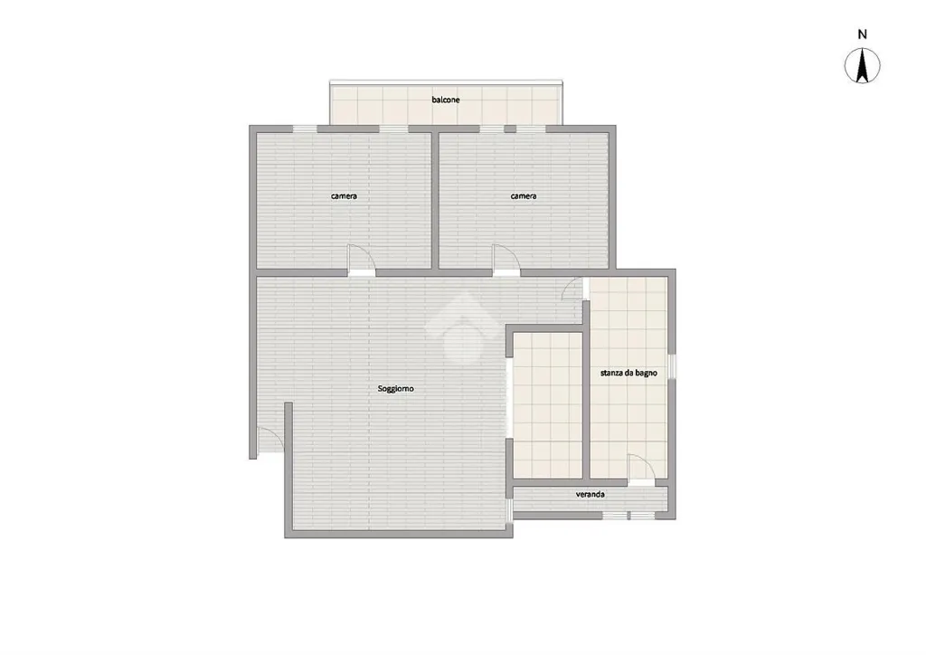 Planimetria - Apartment with Balcony in Perpignano, Palermo