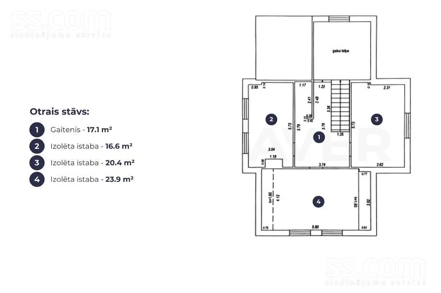 Floor Plan - Family House with Potential in Dobelnieki