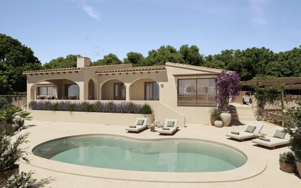 Piscine - Villa with Sea View and Pool in Benissa