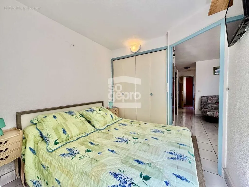 Chambres - Appartement 3 Pièces avec Vue Lagon et Parking Privé au Cap d'Agde