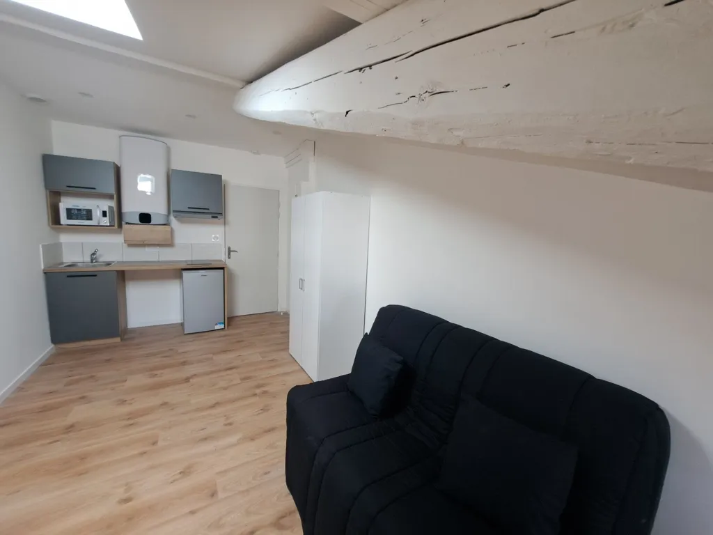 Séjour - Studio Meublé à Clermont-Ferrand, Près du Tram