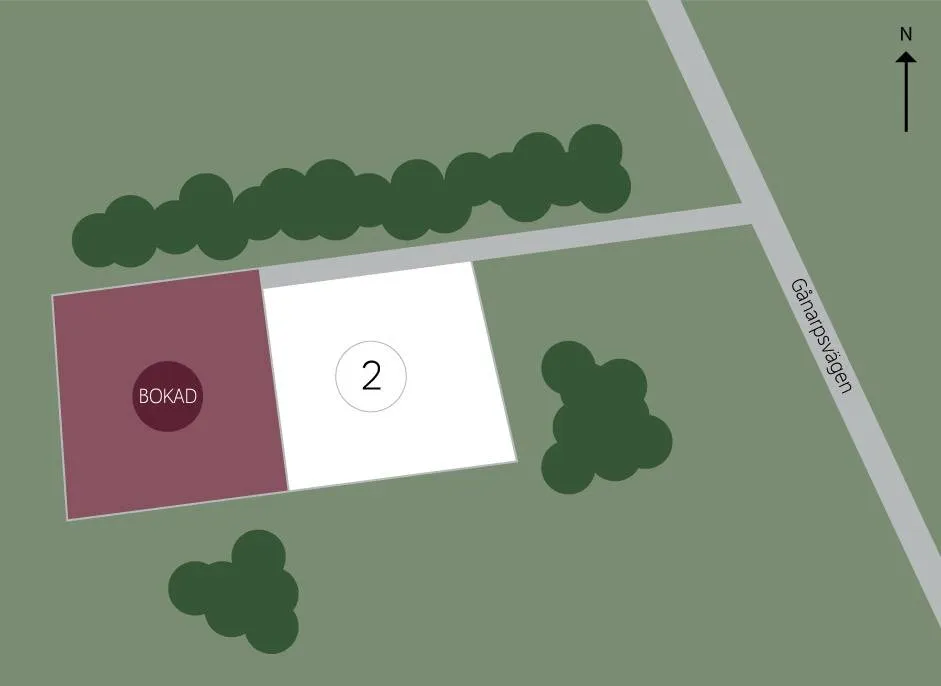 Floor Plan - Building Land with Scenic Views near Hjärnarp