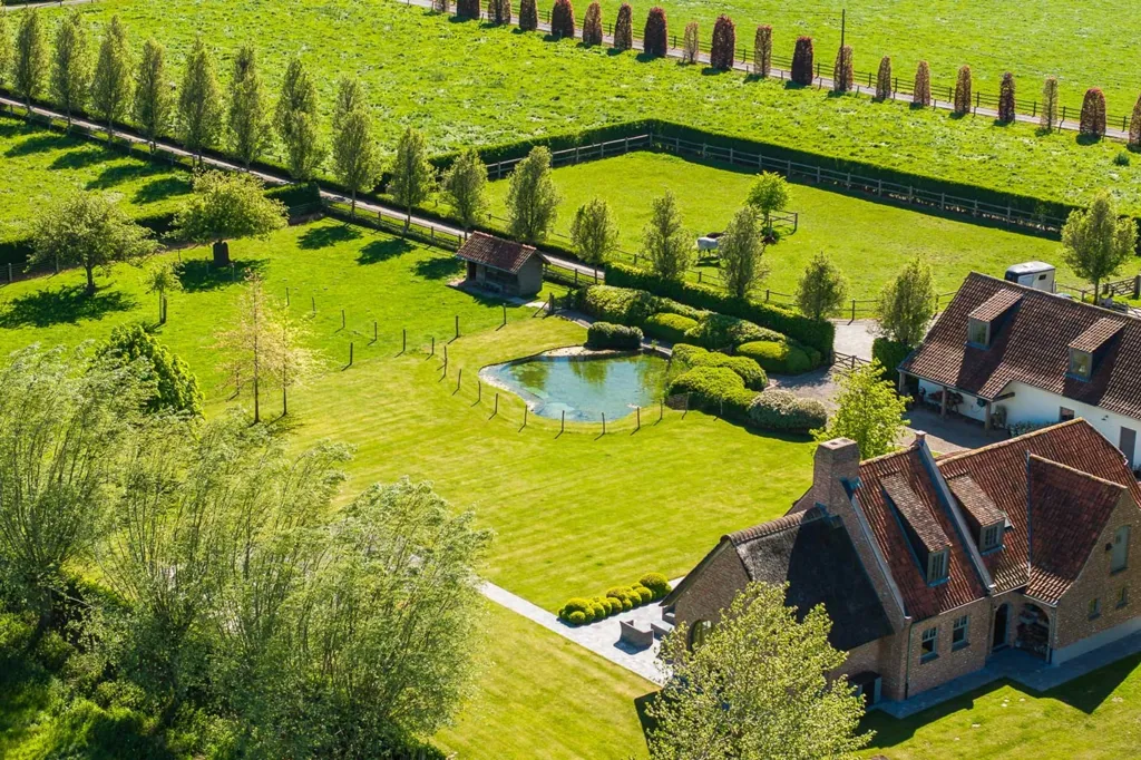 Vista aerea - Villa with Equestrian Facilities in Vinkt