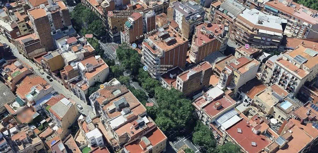 Õhuvaade - Apartment with Potential Occupation in Hostafrancs, Barcelona