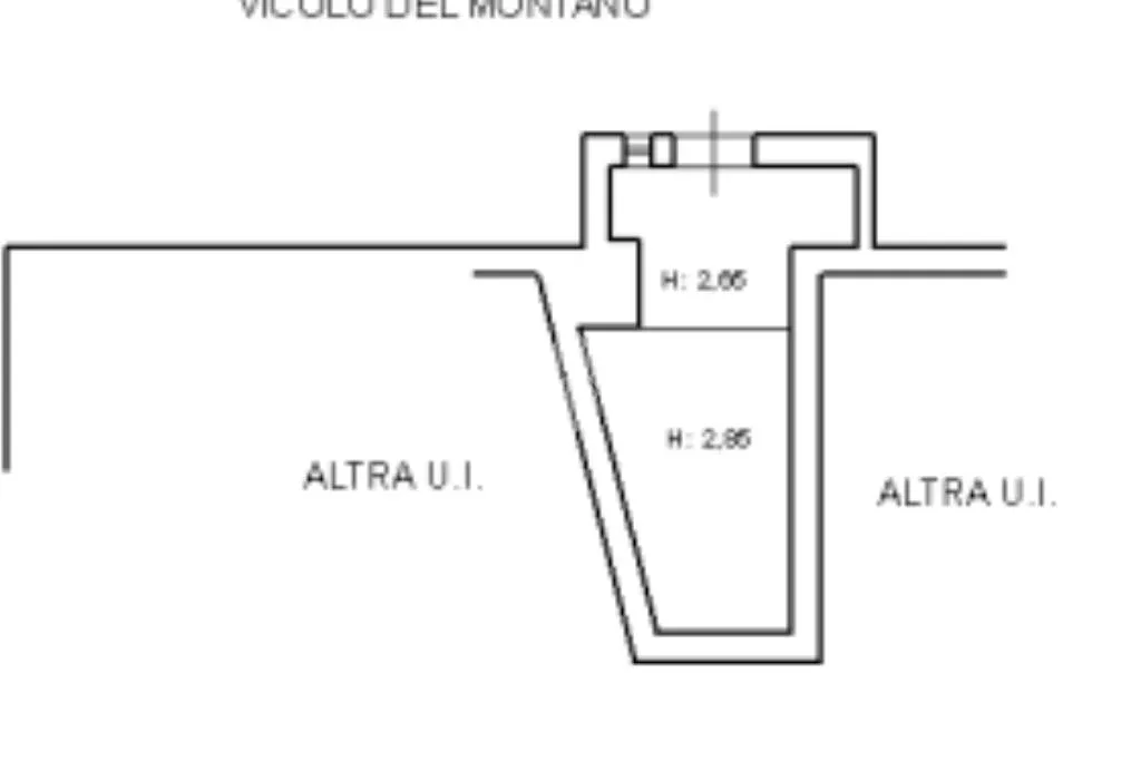 Plan - Ground Floor Apartment with Cellar in Acuto