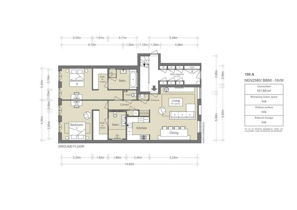 Plaan - Modern Apartment with Terrace in Amsterdam