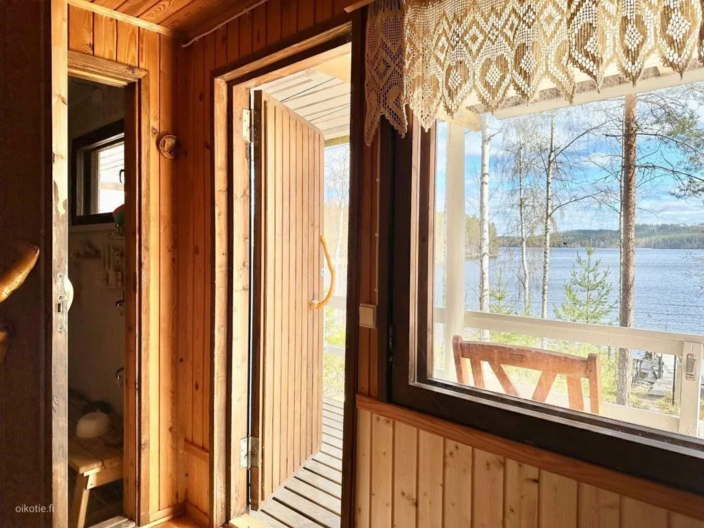 Hallway - Detached House with Lake View in Sysmä