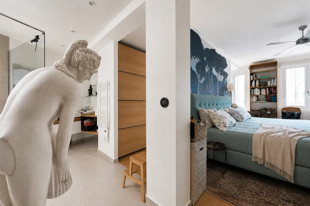 Dormitorios - Apartment with Tour Eiffel View in Paris VIIème