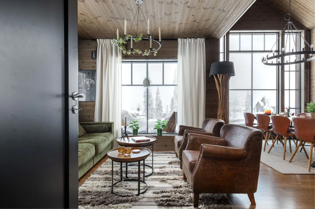 Elutuba - Duplex Apartment with Mountain View in Storhogna
