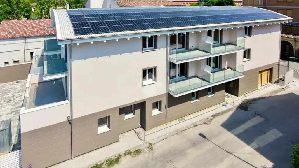Õhuvaade - Newly Built Apartment with Balcony in Novellara