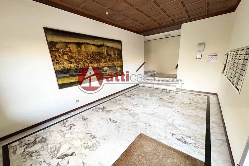 Hallway - Bi-Level Attic Apartment with Sea View in Trieste