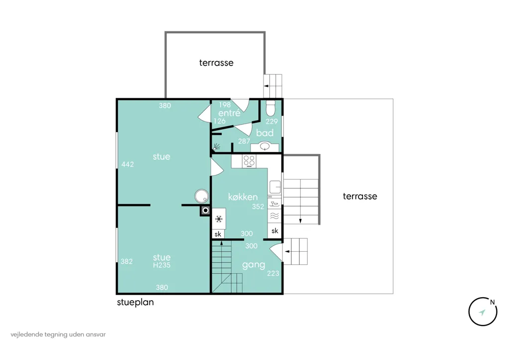 Plan - Modernised Villa with Garden in Ulstrup