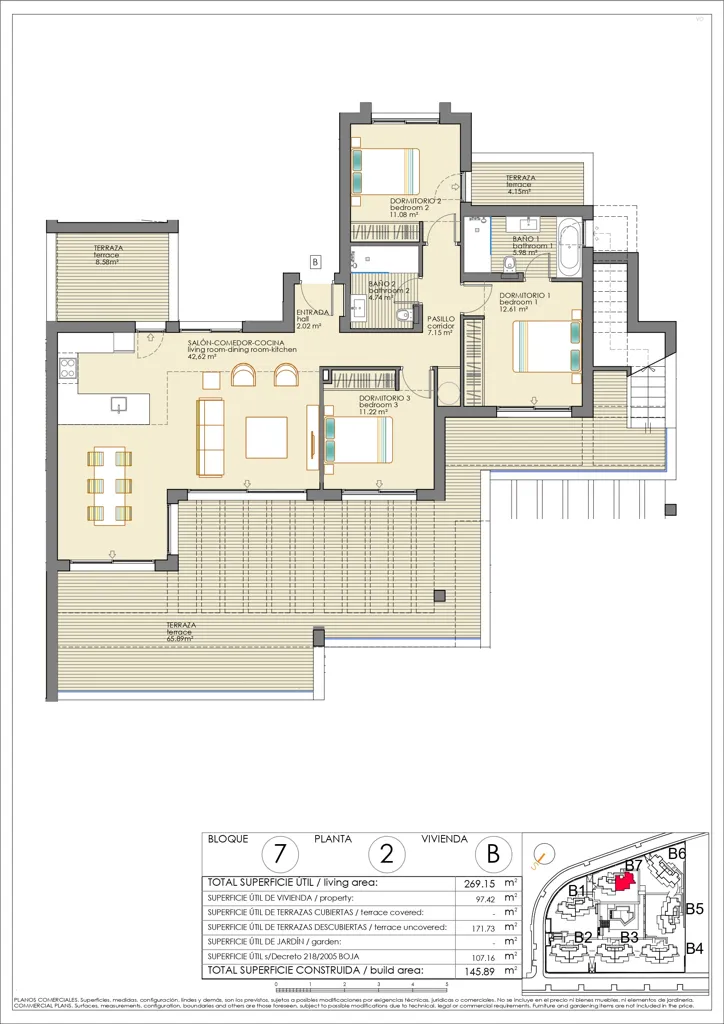 Plan - Penthouse with Sea View in Estepona