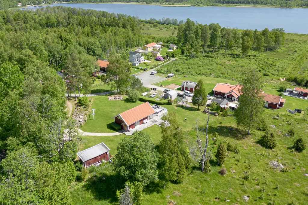 Vista aerea - Holiday Home with Lake View in Jönköping