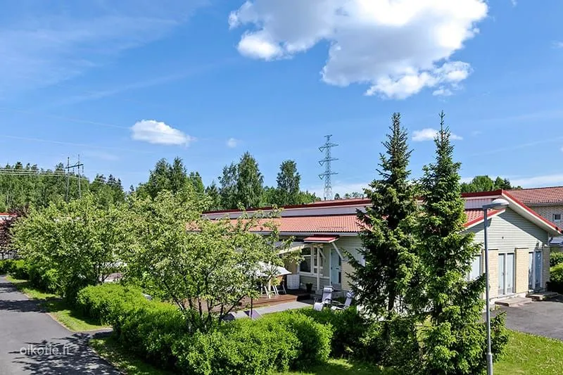 Õhuvaade - Terraced House with Private Sauna in Ilola, Vantaa