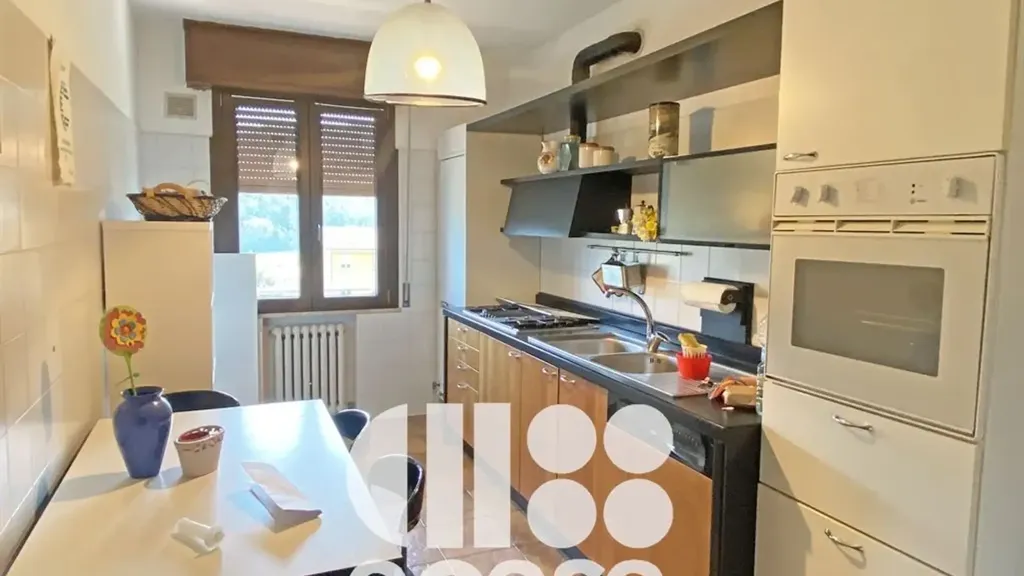 Cuisine - Apartment with Balcony in Central Mercato Saraceno