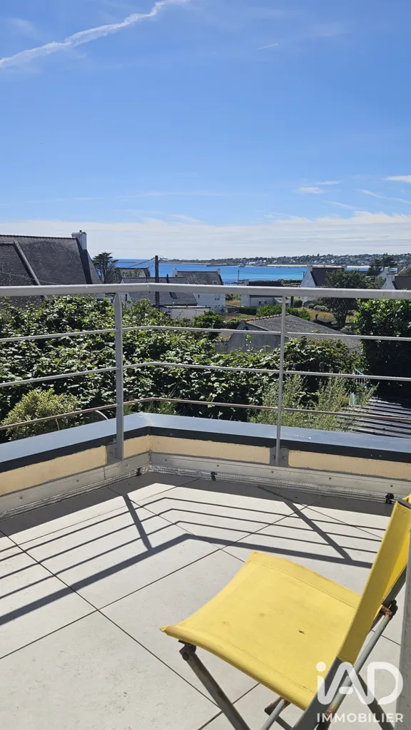 Terrace - Charming Sea View House in Plouhinec