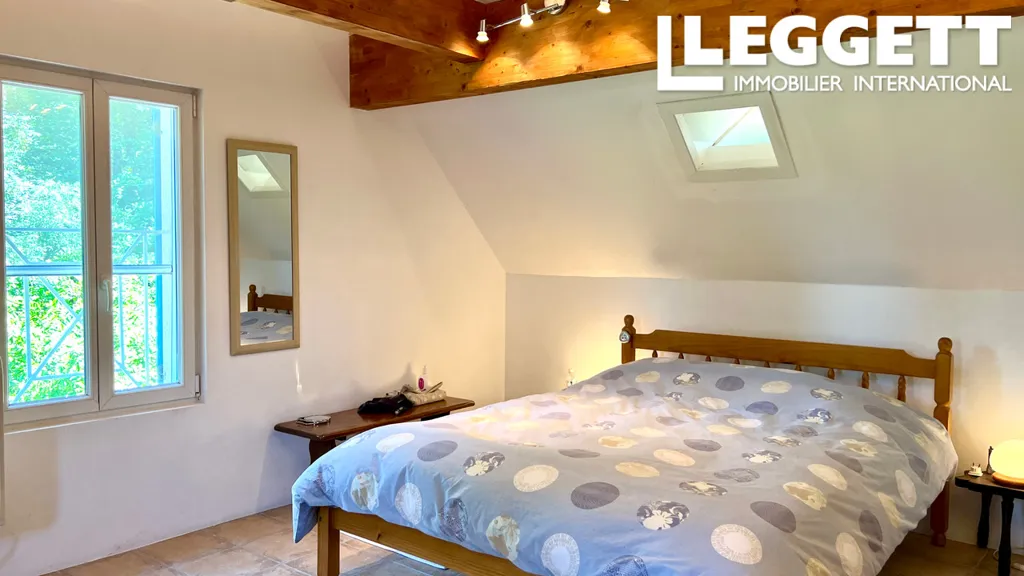 Bedrooms - Stone Farmhouse with Pool in Périgord