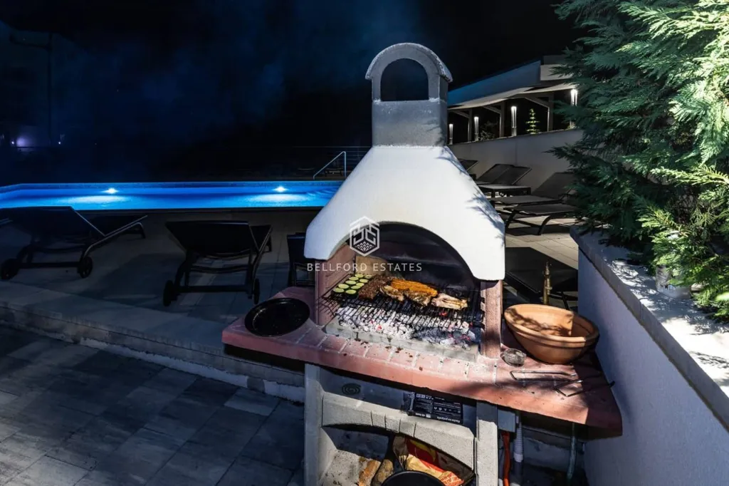 Terrasse - Apartment with Private Pool in Kostrena