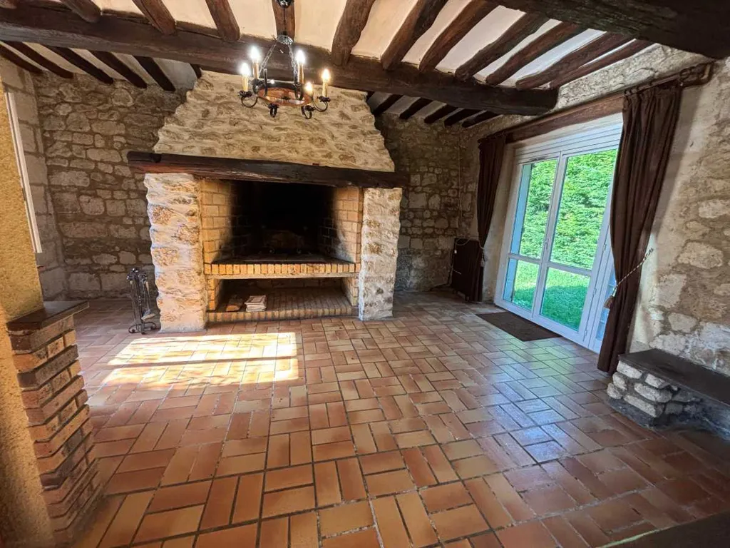 Séjour - Maison en Pierre avec Jardin à Pierrefonds