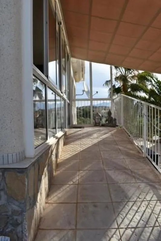 Terrasse - Rustic Villa with Sea View in Montnegre