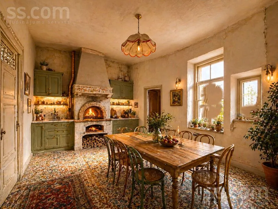 Söögituba - Two-Level Apartment in Old Riga