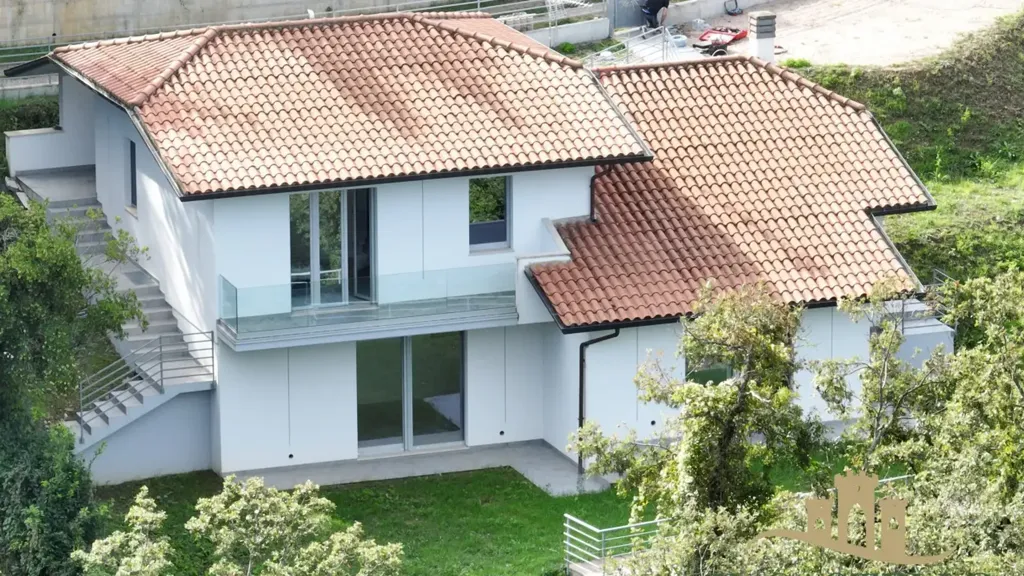 Vue aérienne - Modern Villa with Lake View in Magione