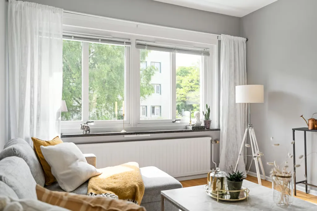Séjour - Apartment with Original Details in Gothenburg