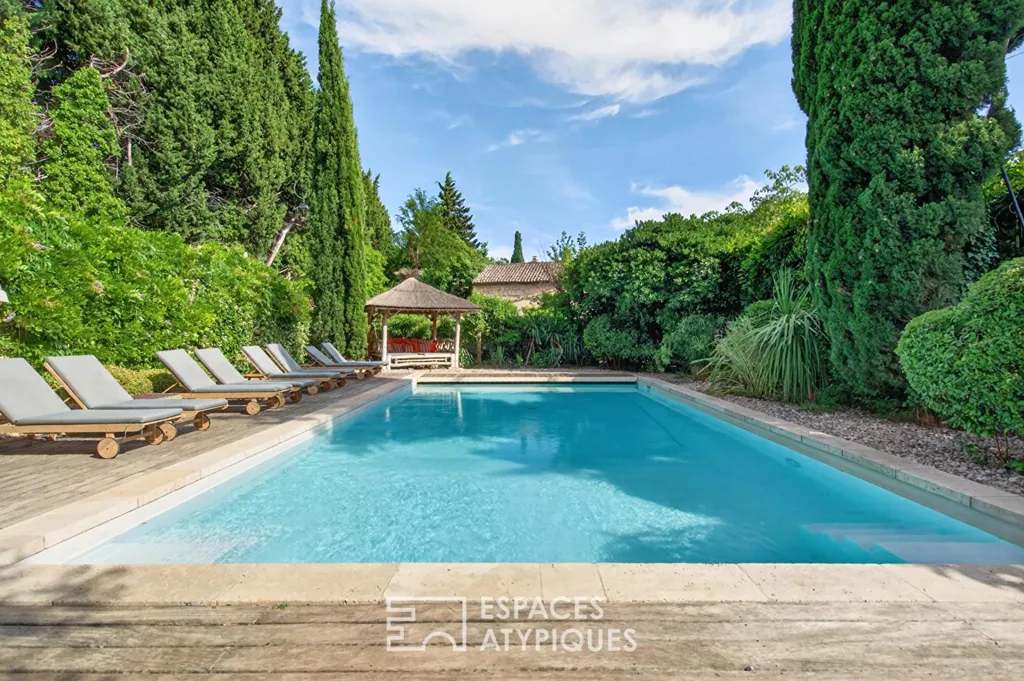 Pool - 18th-Century Mas with Pool in Paradou
