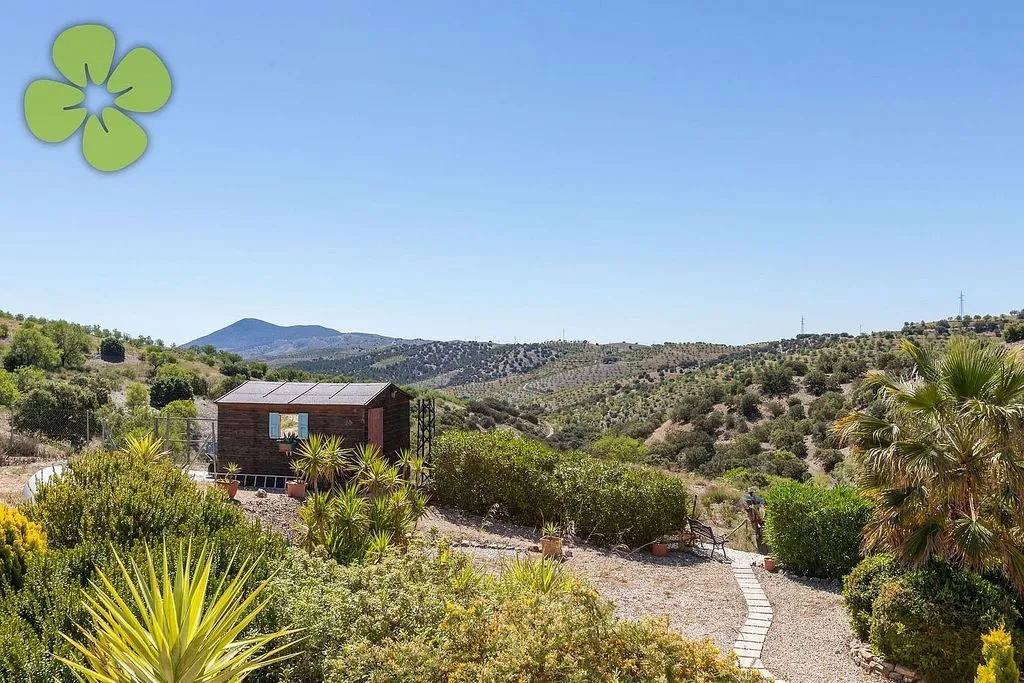 Jardin - Chalet with Pool and Mountain View in Vélez-Rubio